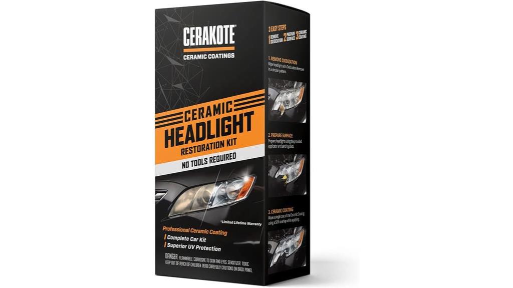long lasting ceramic headlight restoration
